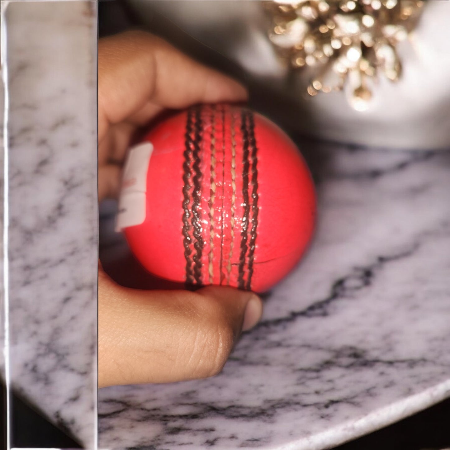 Hand Stitched Premium Quality Cricket Leather Ball, Waterproof. For Indoor and Tournaments