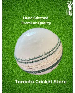 Hand Stitched White Cricket Ball